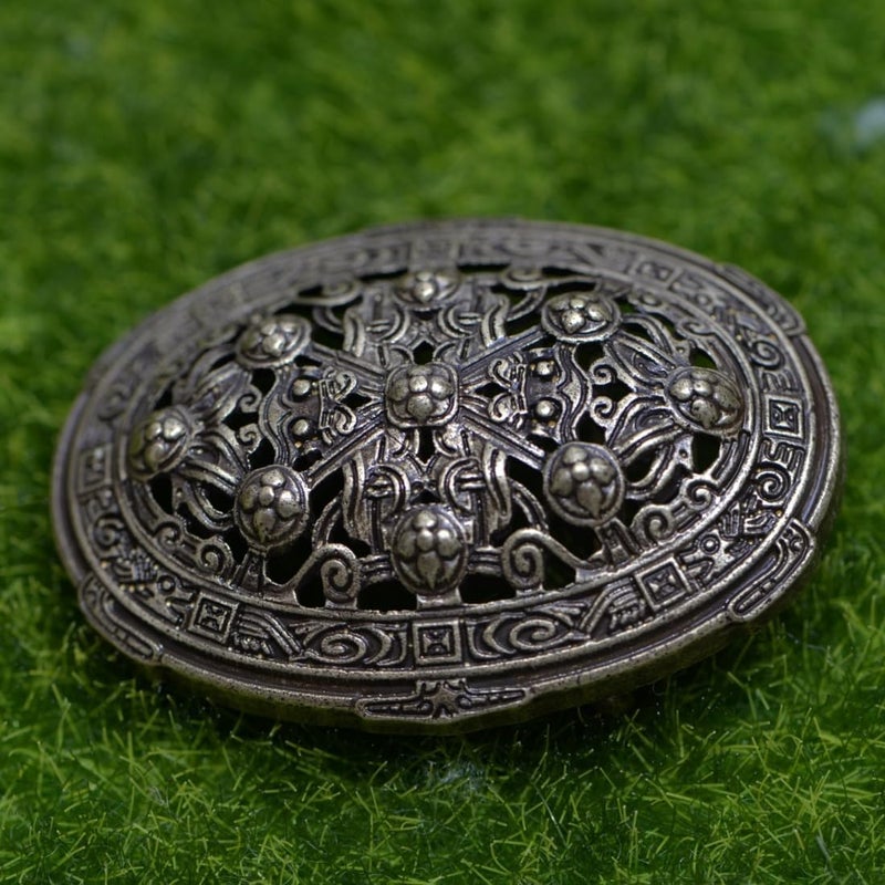 LANGHONG Norse Viking Brooch For Men Turtle Brooch Talisman Jewelry, Gift For Men - Image 3